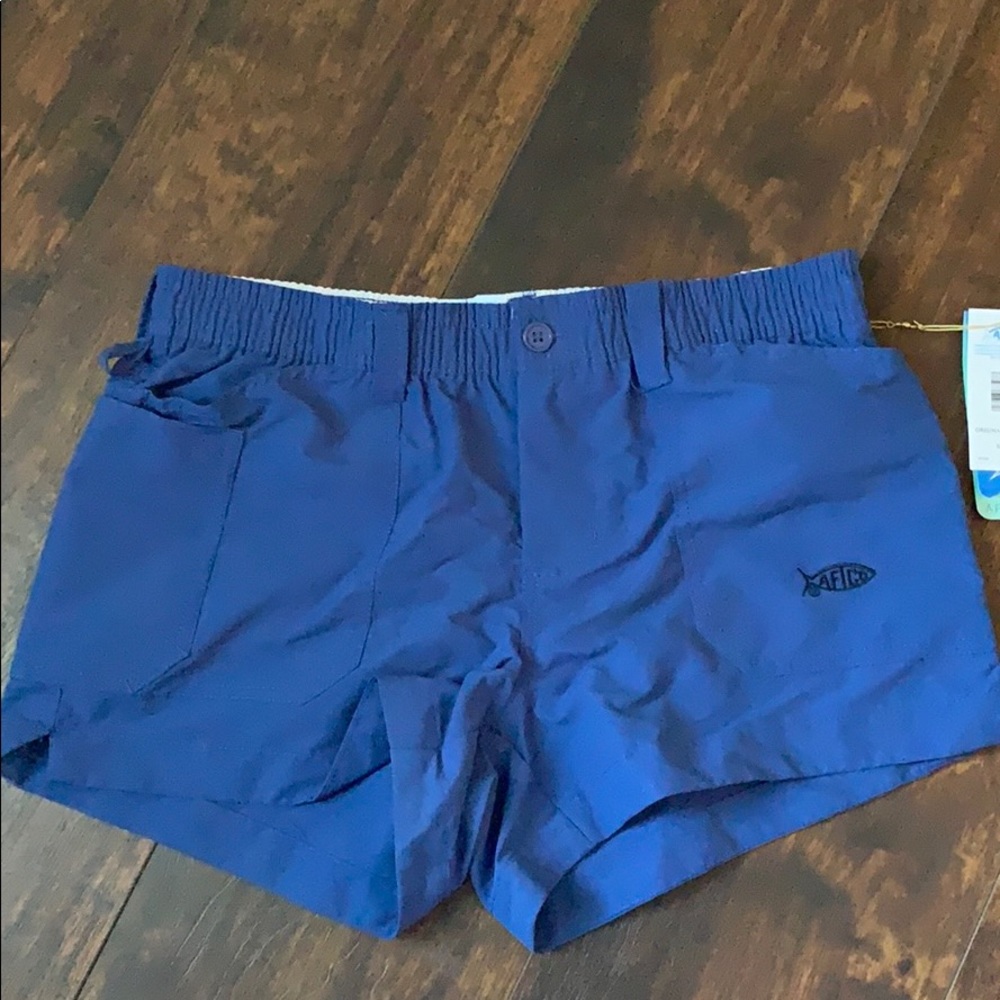 Women’s blue aftco shorts!